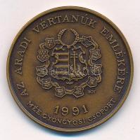 Bognár György (1944-) 1991. "MÉE Gyöngyösi Csoport - Aradi Vértanúk / Láhner György" kétol...