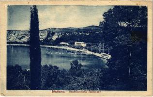 1924 Sistiana, Stabilimento Balneare / beach, bath (EB)