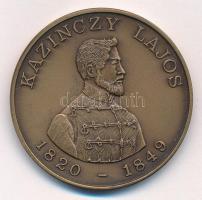 Bognár György (1944-) 1990. Gyöngyös - Aradi Vértanúk / Kazinczy Lajos kétoldalas bronz emlékérem (42,5mm) T:1 patina Adamo GS9