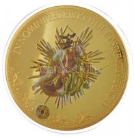Vatikán DN "Szentháromság" kétoldalas, aranyozott fém emlékérem (100mm) T:PP Vatican ND "Trinitas" two-sided gilt metal medallion (100mm) C:PP