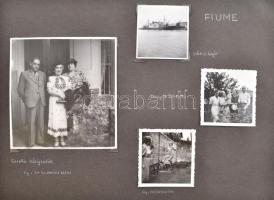 1937 Olaszországi utazás képei (Velence, Trieszt, Fiume, Nápoly, Firenze, stb.), kb. 130 db fotó, ve...