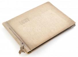 1937 Olaszországi utazás képei (Velence, Trieszt, Fiume, Nápoly, Firenze, stb.), kb. 130 db fotó, ve...