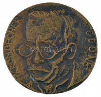 Dr. Sós András (1943-2005) 1970. "Dr. Krompecher Ödön / Születése százéves évfordulója" kétoldalas bronz emlékérem (48mm) T:2 patina