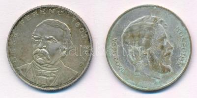 1947. 5Ft Ag "Kossuth" + 1994. 200Ft Ag "Deák" T:3,2 patina Adamo F8.1, F13.1