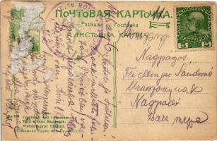 1916 Widoki i typy Ukrainy / Ukrainische Typen und Landschaften / Ukrainian folklore (ragasztónyom /...