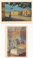 Saint Petersburg, Petrograd, Leningrad; Pavlovsk Great Palace - 16 modern unused postcards