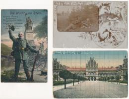 6 db RÉGI katonai tábori posta képeslap (1915, 1917, 1944) / 6 pre-1945 WWI and WWII military field ...