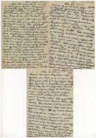 6 db RÉGI katonai tábori posta képeslap (1915, 1917, 1944) / 6 pre-1945 WWI and WWII military field ...