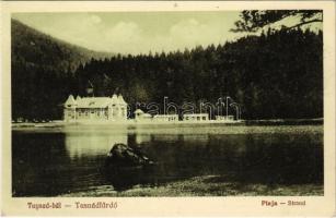 Tusnádfürdő, Baile Tusnad; Plaja / strand. Andrásofszky Bazár Nr. 21a. 1929 / spa