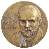 Olaszország DN "Robert Bárány 1876-1936 / Premio Nodel da Medicina 1914 - Fisiologia e Patologia do Aparelhovestibular" kétoldalas, bronz emlékérem "122/1000" sorszámmal (97-98mm) T:1-,2