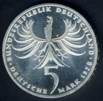 NSZK 1978. 5M "Neumann" Ag T:1