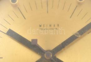 Weimar falióra, quartz, működik, kopott, m: 21 cm