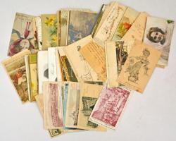 Kb. 100 db RÉGI hosszú címzéses történelmi magyar város és motívum képeslap vegyes minőségben / Cca....