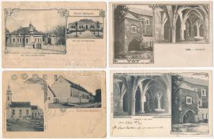 44 db RÉGI történelmi magyar város képeslap vegyes minőségben / 44 pre-1945 historical Hungarian town-view postcards in mixed quality