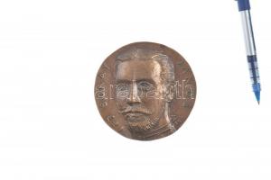 Miró Eszter (1935-2006) DN "Ifj. Bókay János" egyoldalas, öntött bronz plakett (96-99mm) T:1-