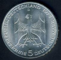 NSZK 1978. 5M "Stresemann" Ag T:1