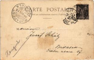 1900 Paris, Exposition Universelle de 1900. Pavilions de la Turquie et États-Unis d'Amérique / ...