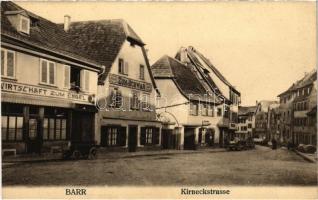 1918 Barr, Kirneckstrasse / street view, shops, inn