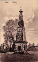 1916 Kovel, Kowel; Pomnik / monument + K.u.K. Verköstigungsstation VI. d. 4. A.K. (QAbt.)
