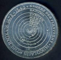 NSZK 1973. 5M "Kopernikus" Ag T:1