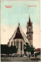 1911 Beszterce, Bistritz, Bistrita; Evangélikus templom / Kirche / church