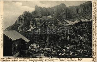 1904 Achensee (Tirol), Erfurter Hütte am Achensee. Rob. Harth Photogr. / chalet, mountain house