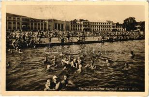 1938 Baden bei Wien, Thermal Strandbad / spa, bathers