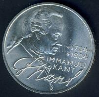 NSZK 1974. 5M "Kant" Ag T:1