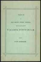 Fáy András: Terve a Pest-megyei köznép számára felállítandó Takarék-pénztárnak. Bp., 1986, Múzsák. Reprint! Kiadói modern keménykötésben.