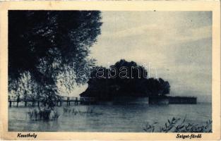 1929 Keszthely, Sziget fürdő (EK)