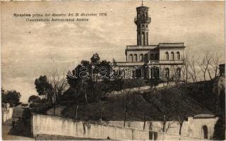 Messina, prima del disastro del 28 dicembre 1908. Osservatorio Astronomico Andria / observatory before the earthquake (fl)