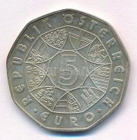 Ausztria 2002. 5E Ag "250 éves a schönbrunn-i állatkert" T:1 patina
Austria 2002. 5 Euro ...