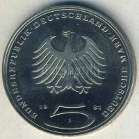 NSZK 1981. 5M "Lessing" T:1