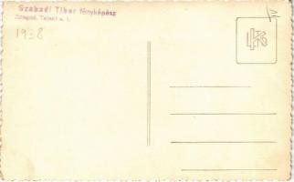 1938 Szeged, Buttula Józsefné nagypolgári lakása, belső. Szabadi Tibor fényképész photo