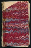 1915 Bartóffy Miklós 1. vhb jegyzetfüzete, kézzel írott naplója borító nélküli füzetke