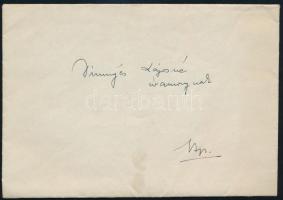 1948 Dinnyés Lajos (1901-1961) miniszterelnök autográf levele feleségének, miniszterelnöki levélpapí...