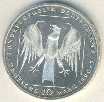 NSZK 1990. 10M "800 Jahre Deutscher Orden" Ag T:1