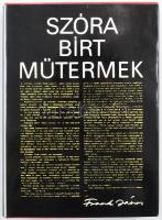 Frank János: Szóra bírt műtermek. Bp., 1975, Magvető. . Kiadói egészvászon kötés, kiadói papír védőborítóval.