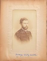 1860-1960 A Hieronymi, Kléger és a Weininger család fotóalbuma a család tagjait ábrázoló 39, részben...