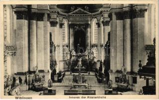 1918 Wiblingen (Ulm), Inneres der Klosterkirche / church, interior