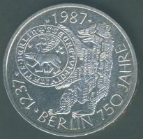 NSZK 1987. 10M "Berlin" Ag T:1