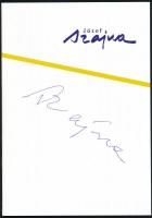 Josef Szajna kiállítási katalógus, 3 db füzet. Mindhárom a művész, Josef Szajna (1922-2008) által al...