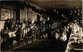 1925 Baja, Albrecht kir. hercegúr Őfensége május 26-i látogatása emlékére, gyermekek vendéglátása, Szilágyi János tanár, ifj. vöröskereszt helyi megbízottja, igazgató. photo