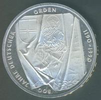 NSZK 1990. 10M "800 Jahre Deutscher Orden" Ag T:1