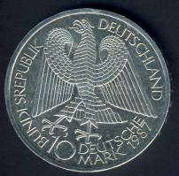 NSZK 1987. 10M "Berlin" Ag T:1