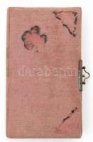 1912-1914 Régi emlékkönyv, sok bejegyzéssel