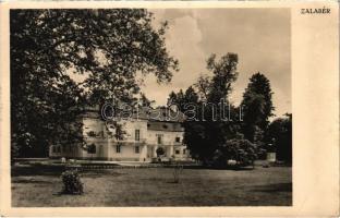 1937 Zalabér, Báró Guttmann-kastély. photo
