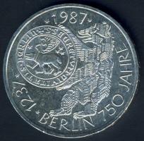 NSZK 1987. 10M "Berlin" Ag T:1