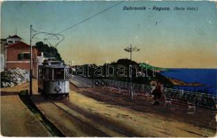Dubrovnik, Ragusa; Bella Vista / villamos / tram (EK)