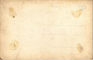 Rozsnyó, Roznava; Rákóczi őrtorony, Gróf Andrássy Dénesné (Franciska) szobor / watch tower, statue. ...